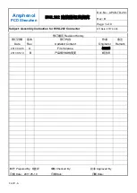 Preview for 1 page of Amphenol HVSL282 Assembly Instruction Manual