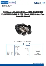 Preview for 1 page of Amphenol PL182X-301-70-G95 Assembly Manual