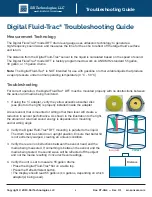 Amphenol SSI Digital Fluid-Trac DFT-200 Series Troubleshooting Manual preview