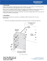 Preview for 8 page of Amphenol Telect 350CB06 Installation Manual