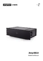 Предварительный просмотр 1 страницы Amphion Amp400.8 Reference Manual