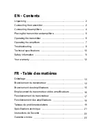 Preview for 2 page of Amphony 1600 User And Installation Manual