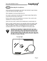 Preview for 5 page of Amphony H500 User And Installation Manual