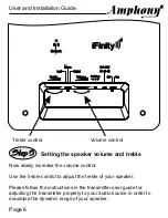 Preview for 8 page of Amphony iFinity User And Installation Manual