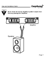 Preview for 7 page of Amphony microFIDELITY 100 User And Installation Manual