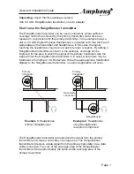 Preview for 2 page of Amphony RB1 User And Installation Manual