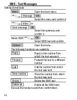 Preview for 44 page of Amplicom POWERTEL M 4000 Operating Instructions Manual