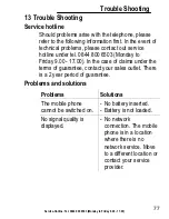 Preview for 77 page of Amplicom POWERTEL M 4000 Operating Instructions Manual