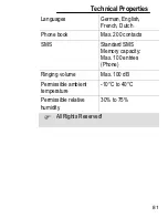 Preview for 81 page of Amplicom POWERTEL M 4000 Operating Instructions Manual