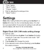 Предварительный просмотр 11 страницы Amplicomms AW 500 Instruction Manual