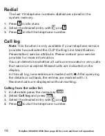 Preview for 18 page of Amplicomms BigTel 1200 User Manual