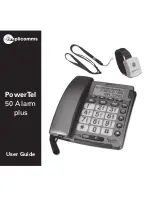 Amplicomms Powertel 50 Alarm Plus User Manual preview