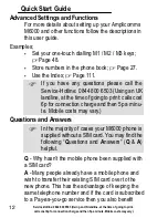 Preview for 12 page of Amplicomms PowerTel M6000 Operating Instructions Manual