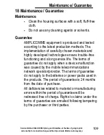 Preview for 109 page of Amplicomms PowerTel M6000 Operating Instructions Manual