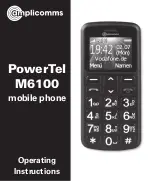 Preview for 1 page of Amplicomms PowerTel M6100 Operating Instructions Manual