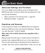 Preview for 16 page of Amplicomms PowerTel M6100 Operating Instructions Manual
