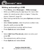 Preview for 42 page of Amplicomms PowerTel M6100 Operating Instructions Manual