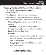 Preview for 43 page of Amplicomms PowerTel M6100 Operating Instructions Manual