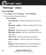 Preview for 56 page of Amplicomms PowerTel M6100 Operating Instructions Manual