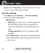 Preview for 60 page of Amplicomms PowerTel M6100 Operating Instructions Manual