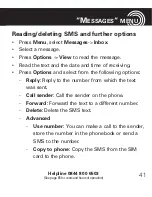 Preview for 43 page of Amplicomms PowerTel M6200 Operating Instructions Manual