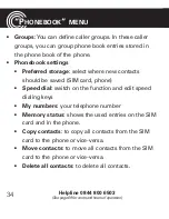 Preview for 36 page of Amplicomms PowerTel M6300 Operating Instructions Manual