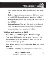 Preview for 39 page of Amplicomms PowerTel M6300 Operating Instructions Manual