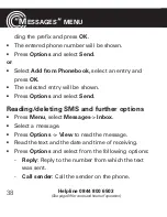 Предварительный просмотр 40 страницы Amplicomms PowerTel M6300 Operating Instructions Manual