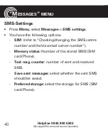 Preview for 42 page of Amplicomms PowerTel M6300 Operating Instructions Manual