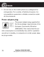 Preview for 78 page of Amplicomms PowerTel M6300 Operating Instructions Manual