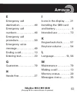 Preview for 85 page of Amplicomms PowerTel M6300 Operating Instructions Manual