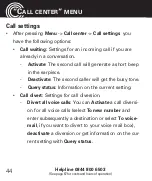 Preview for 46 page of Amplicomms PowerTel M6700 Operating Instructions Manual