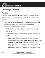 Preview for 60 page of Amplicomms PowerTel M7500 Operating Instructions Manual