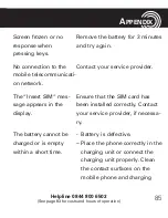 Preview for 87 page of Amplicomms PowerTel M7500 Operating Instructions Manual