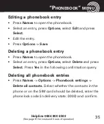 Preview for 37 page of Amplicomms POWERTEL M7510 Operating Instructions Manual