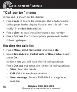 Preview for 52 page of Amplicomms POWERTEL M7510 Operating Instructions Manual