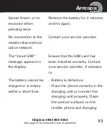 Preview for 95 page of Amplicomms POWERTEL M7510 Operating Instructions Manual