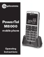 Предварительный просмотр 1 страницы Amplicomms PowerTel M8000 Operating Instructions Manual