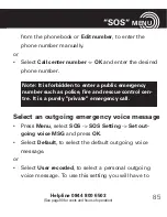 Preview for 87 page of Amplicomms PowerTel M8000 Operating Instructions Manual