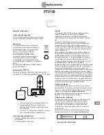 Preview for 7 page of Amplicomms ptv100 Operating Instructions Manual