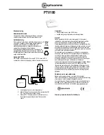 Preview for 10 page of Amplicomms ptv100 Operating Instructions Manual