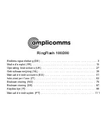 Preview for 2 page of Amplicomms RingFlash 100 Operating Instructions Manual