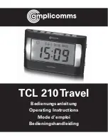 Amplicomms TCL 210 Travel Operating Instructions Manual preview