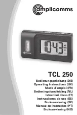 Amplicomms TCL 250 Operating Instructions Manual предпросмотр