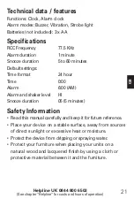 Preview for 24 page of Amplicomms TCL 250 Operating Instructions Manual