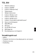 Preview for 42 page of Amplicomms TCL 250 Operating Instructions Manual