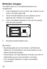 Preview for 43 page of Amplicomms TCL 250 Operating Instructions Manual