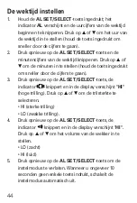 Preview for 47 page of Amplicomms TCL 250 Operating Instructions Manual