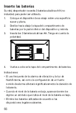 Preview for 69 page of Amplicomms TCL 250 Operating Instructions Manual