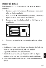 Preview for 94 page of Amplicomms TCL 250 Operating Instructions Manual